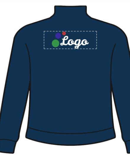 Altair Veste polaire haute visibilité WRK hv9305 avec votre logo - Marine orange fluo